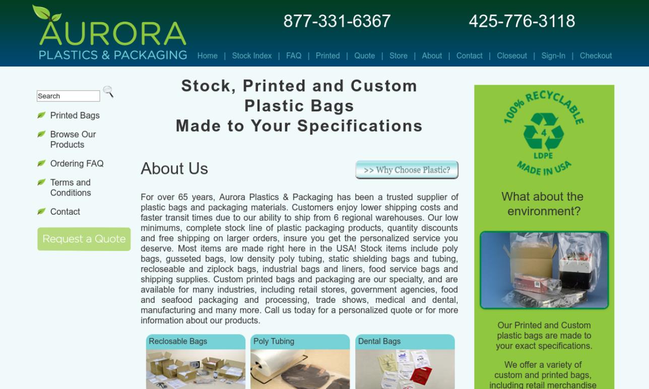 Aurora Plastics & Packaging