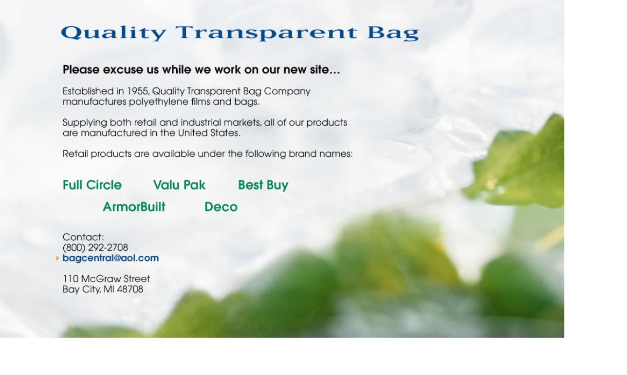 Quality Transparent Bag