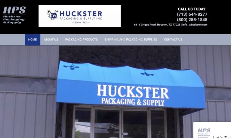 Huckster Packaging & Supply Inc.