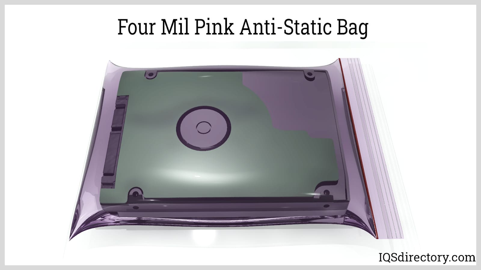 four mil pink anti static bag